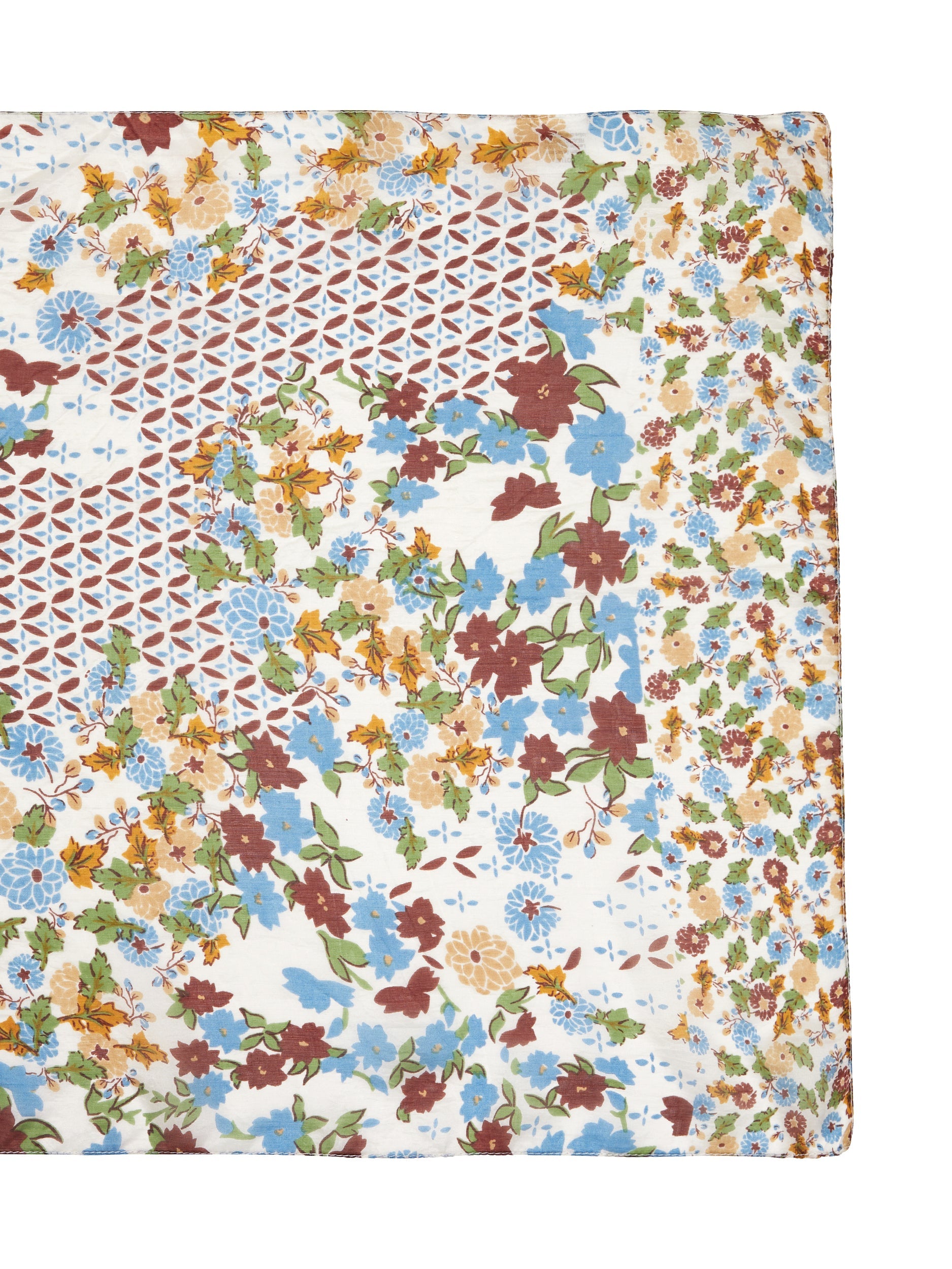 Summertime Blooms Silk Scarf