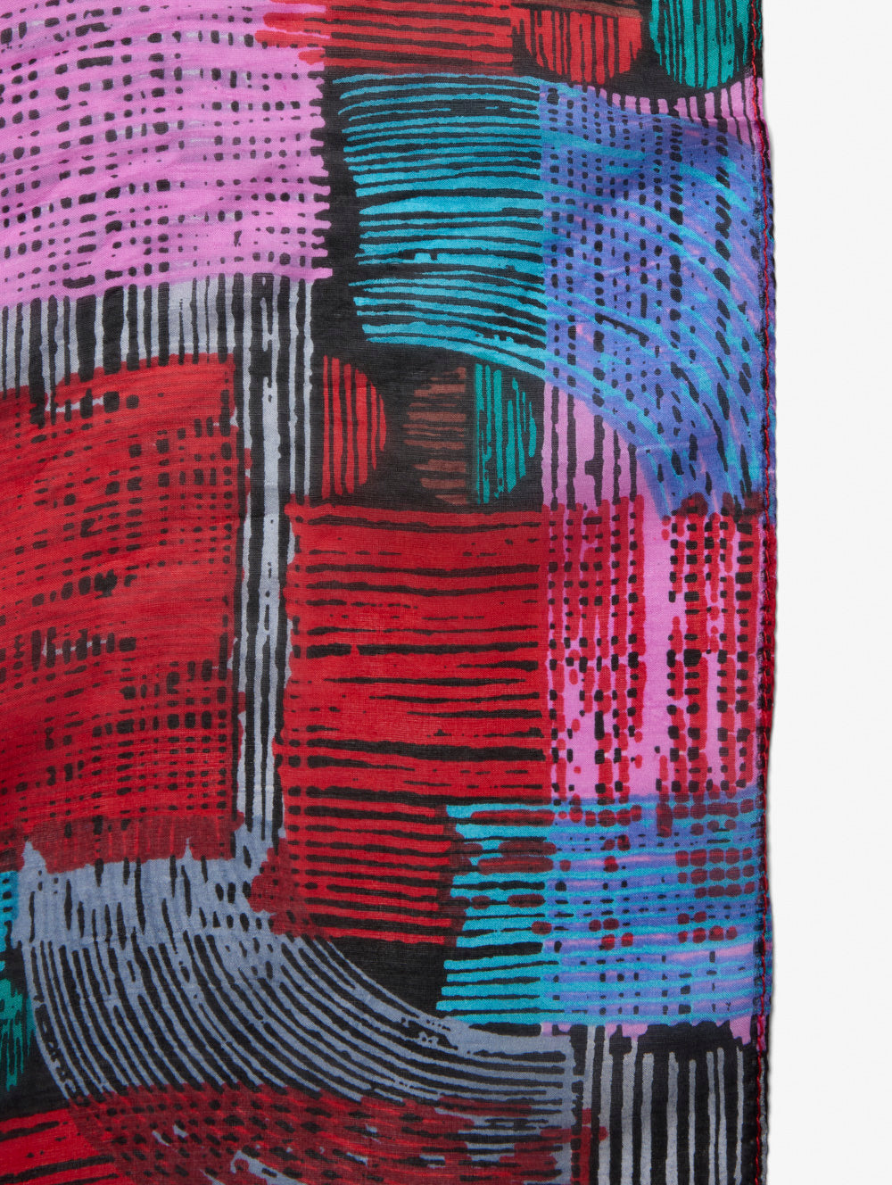 Patchwork Silk Scarf