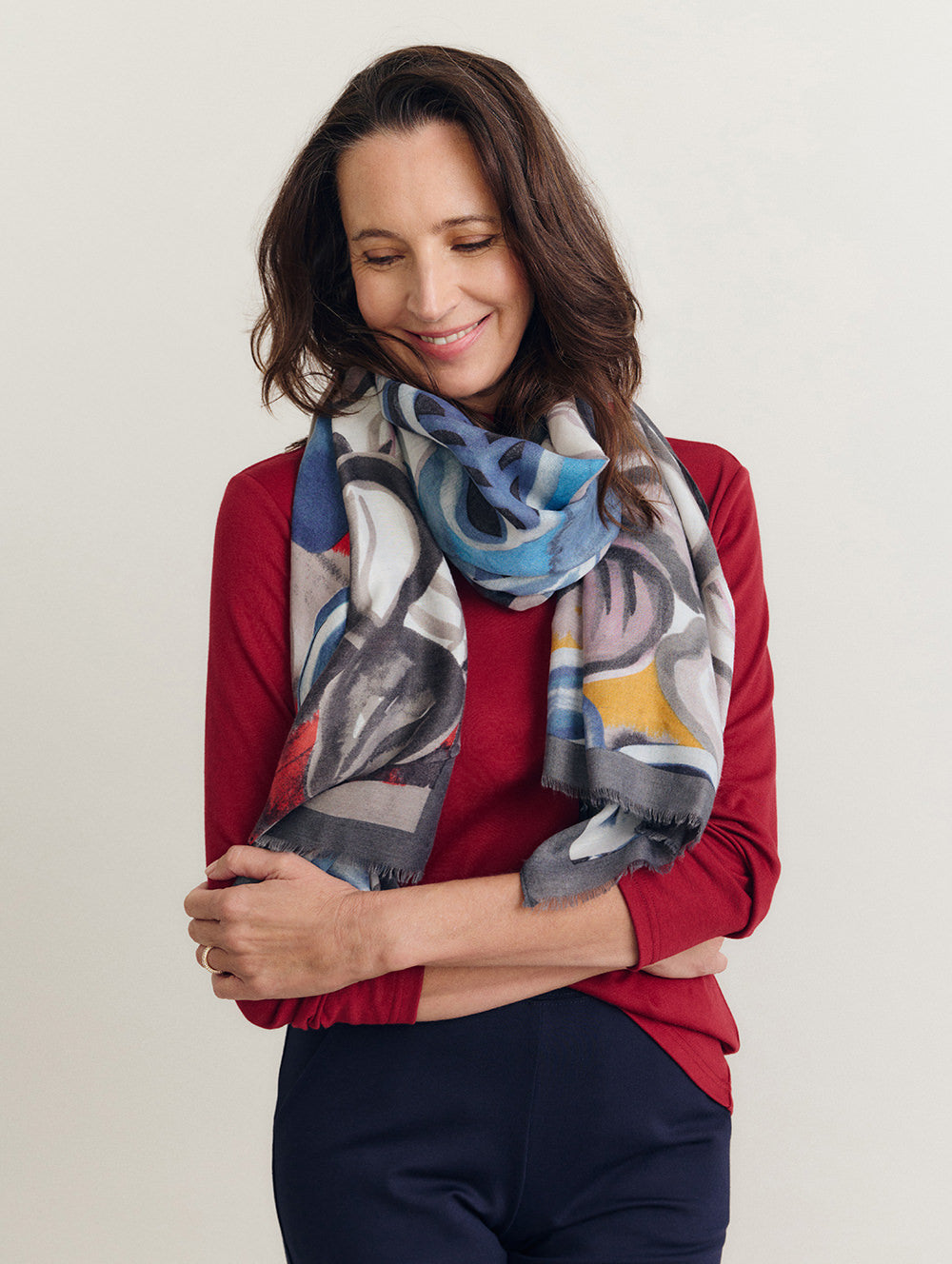 Artistic Leaves Scarf