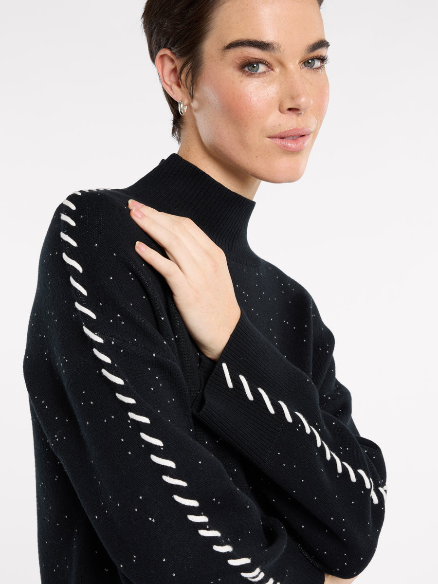 Fleck Knit Sweater
