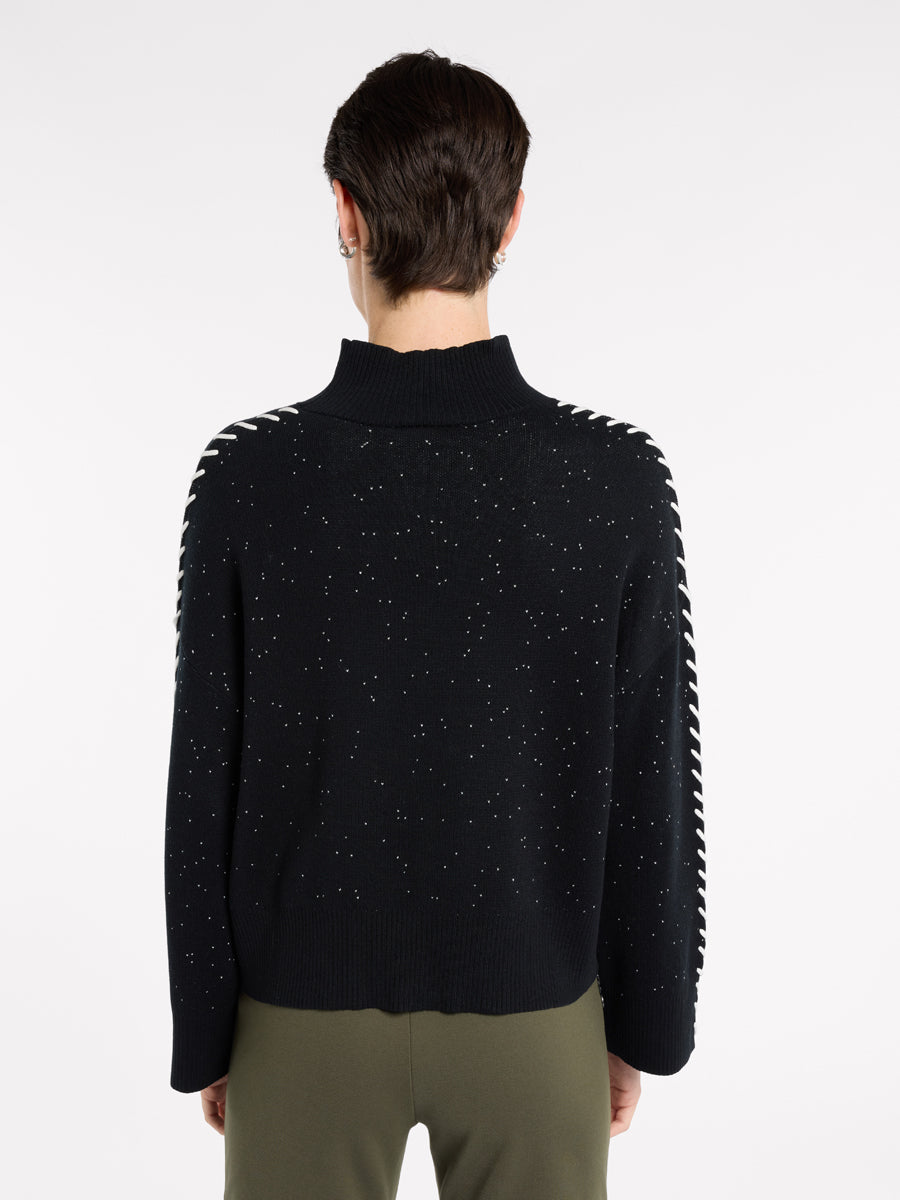 Fleck Knit Sweater