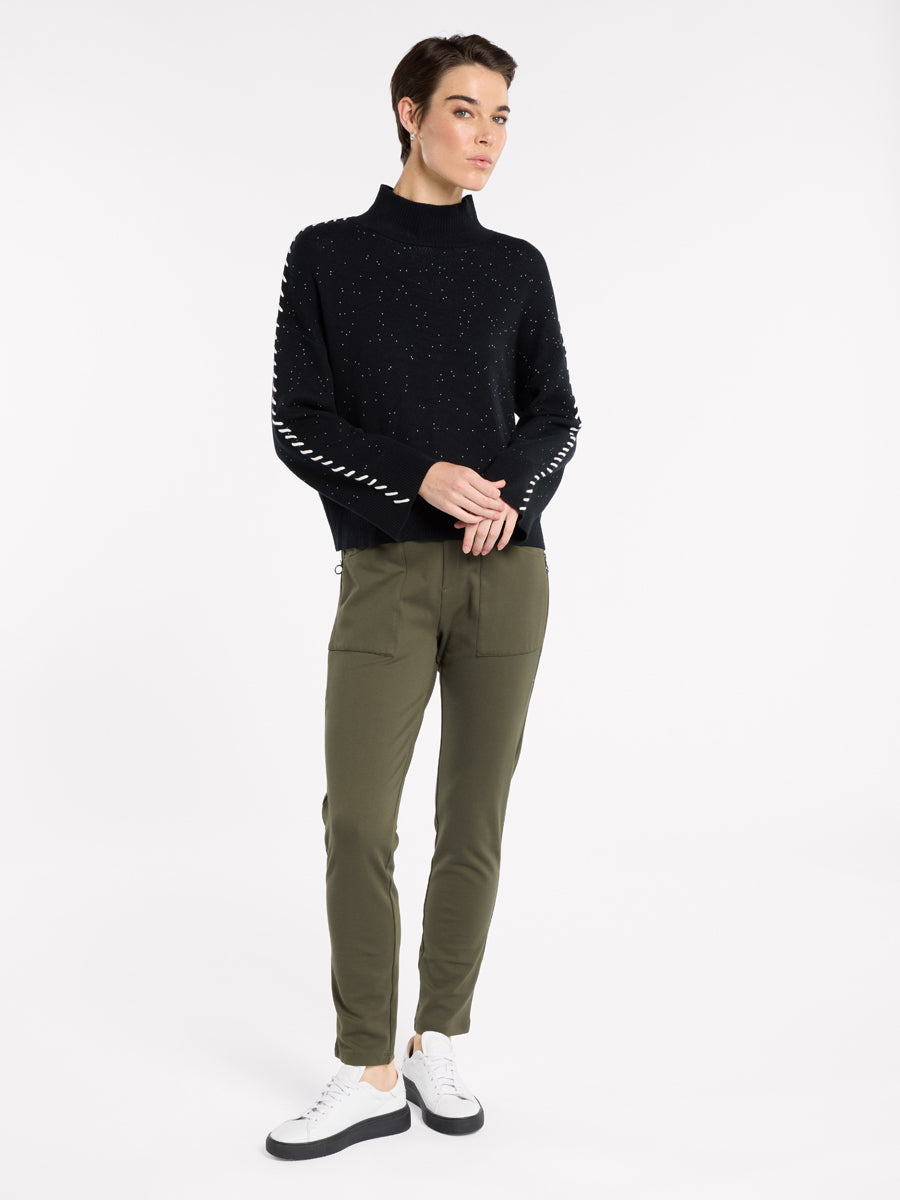 Fleck Knit Sweater