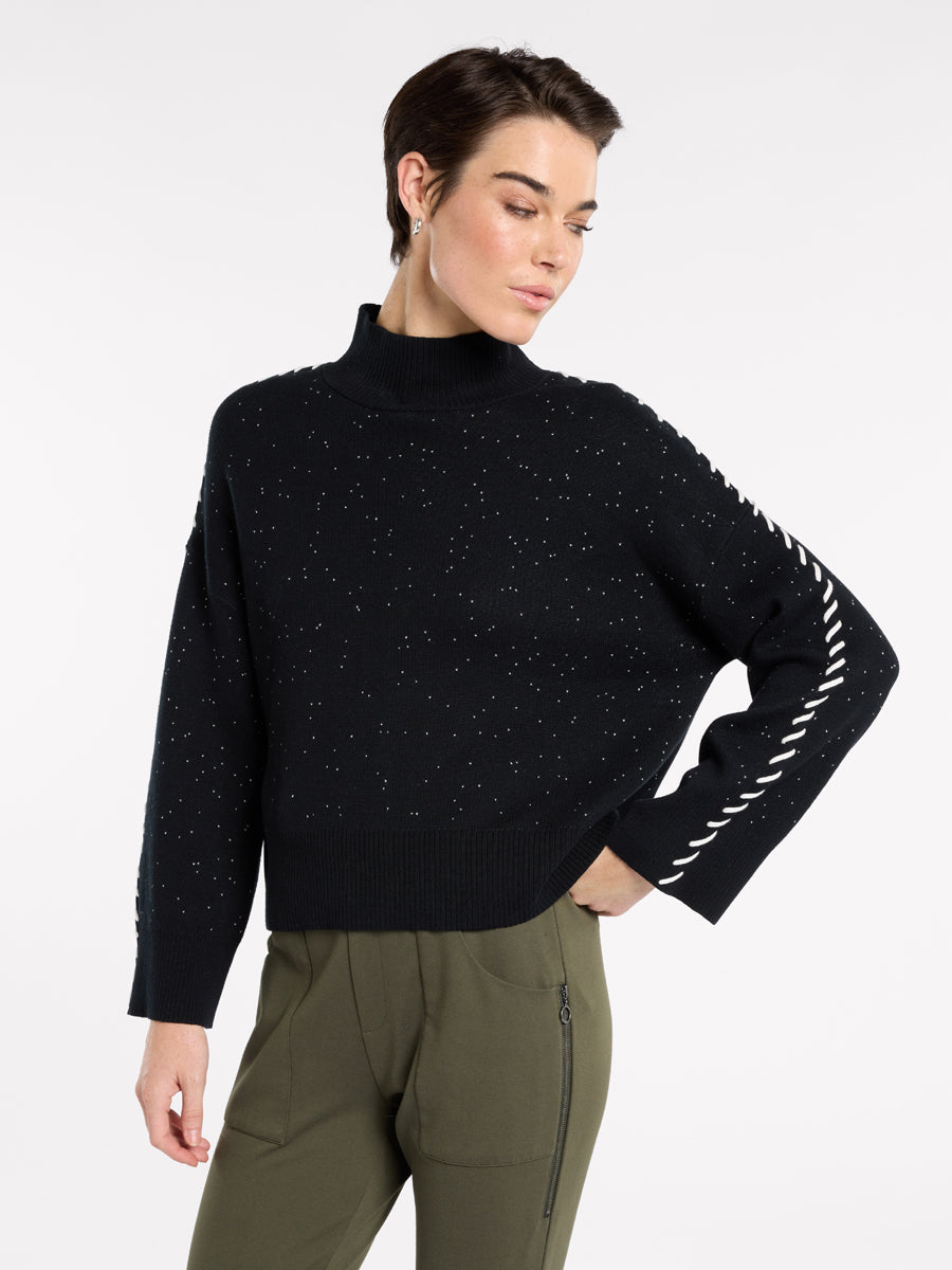 Fleck Knit Sweater