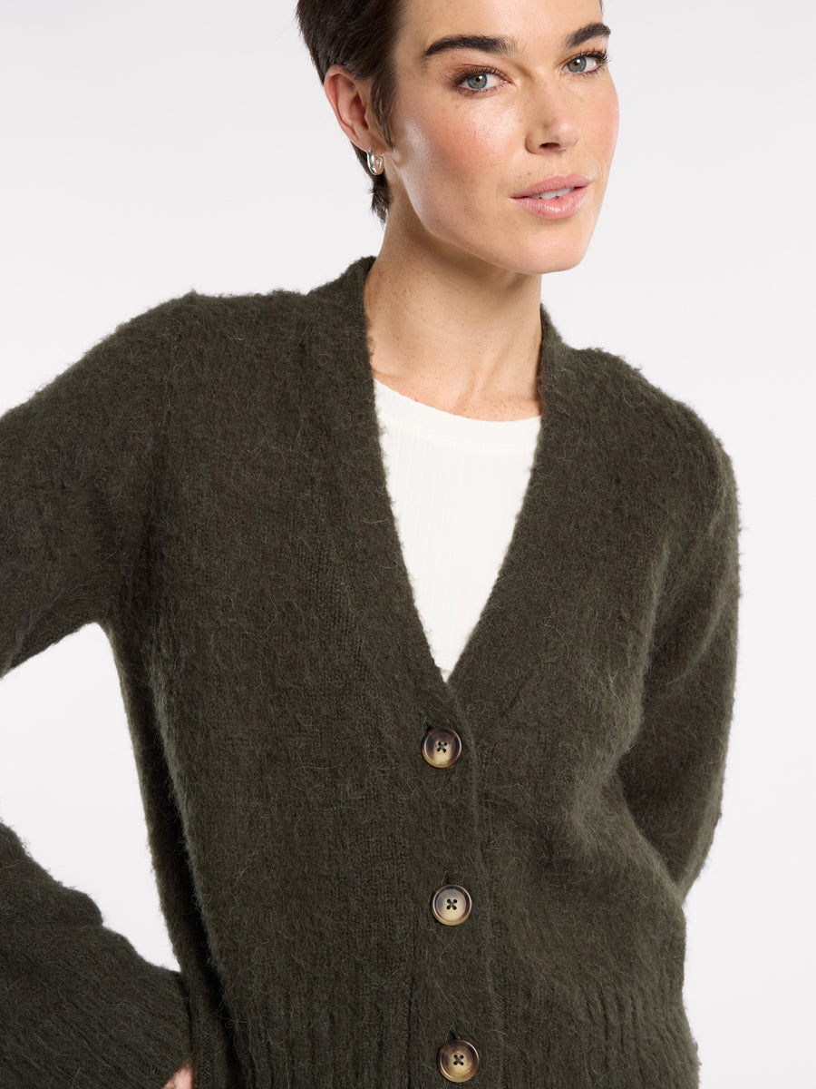 Textured Knit Cardi