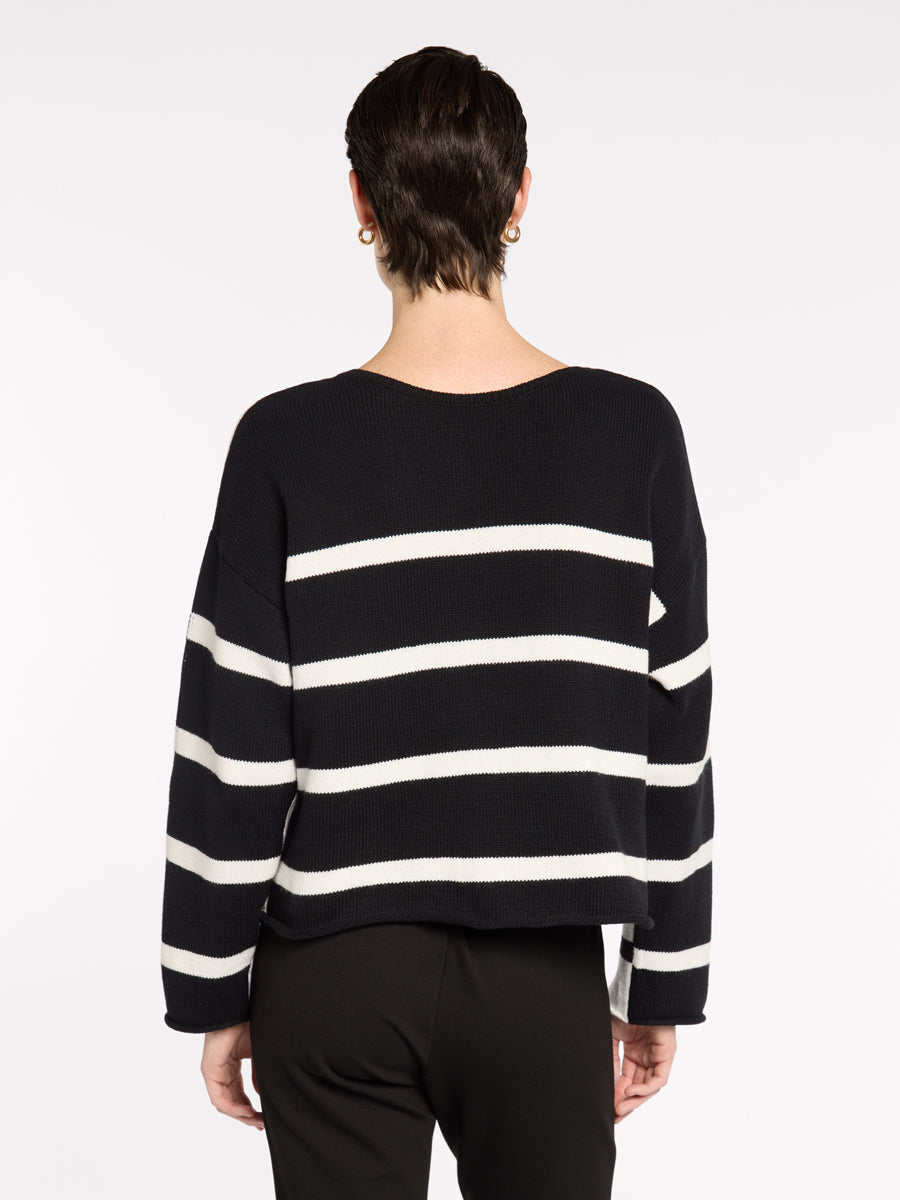 Reversible Stripe Knit