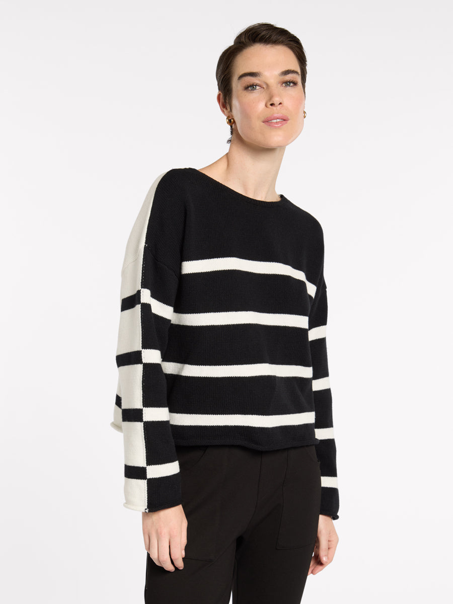 Reversible Stripe Knit