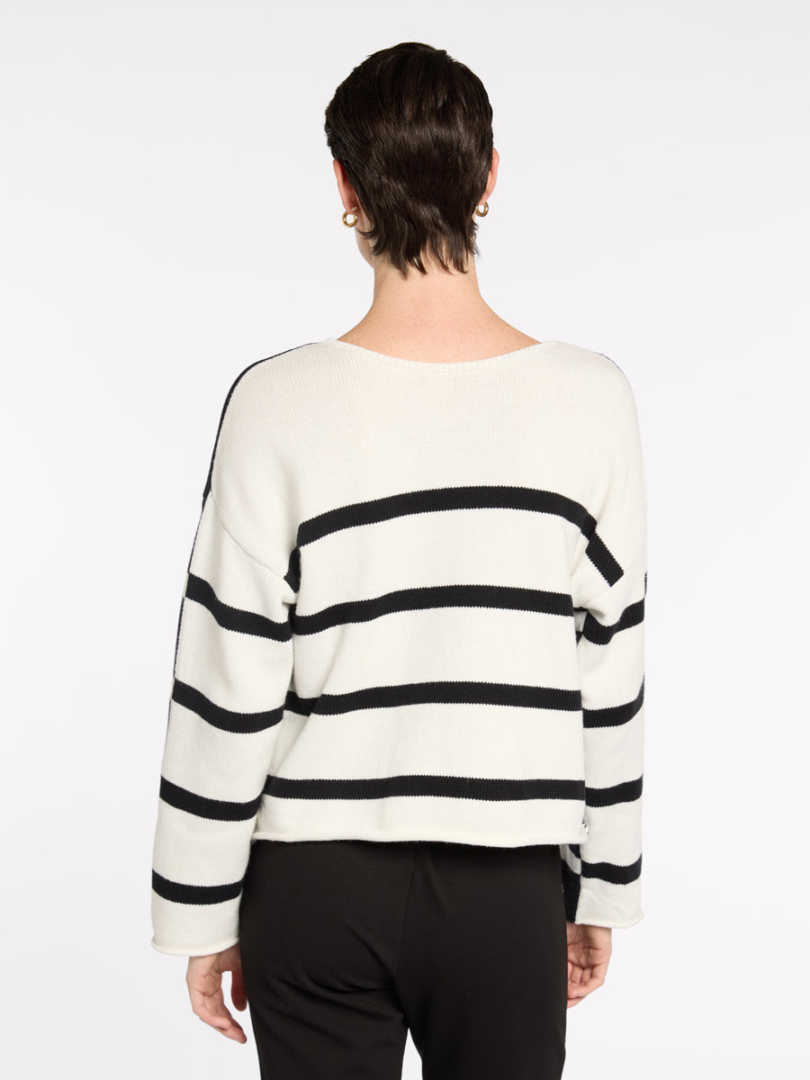 Reversible Stripe Knit