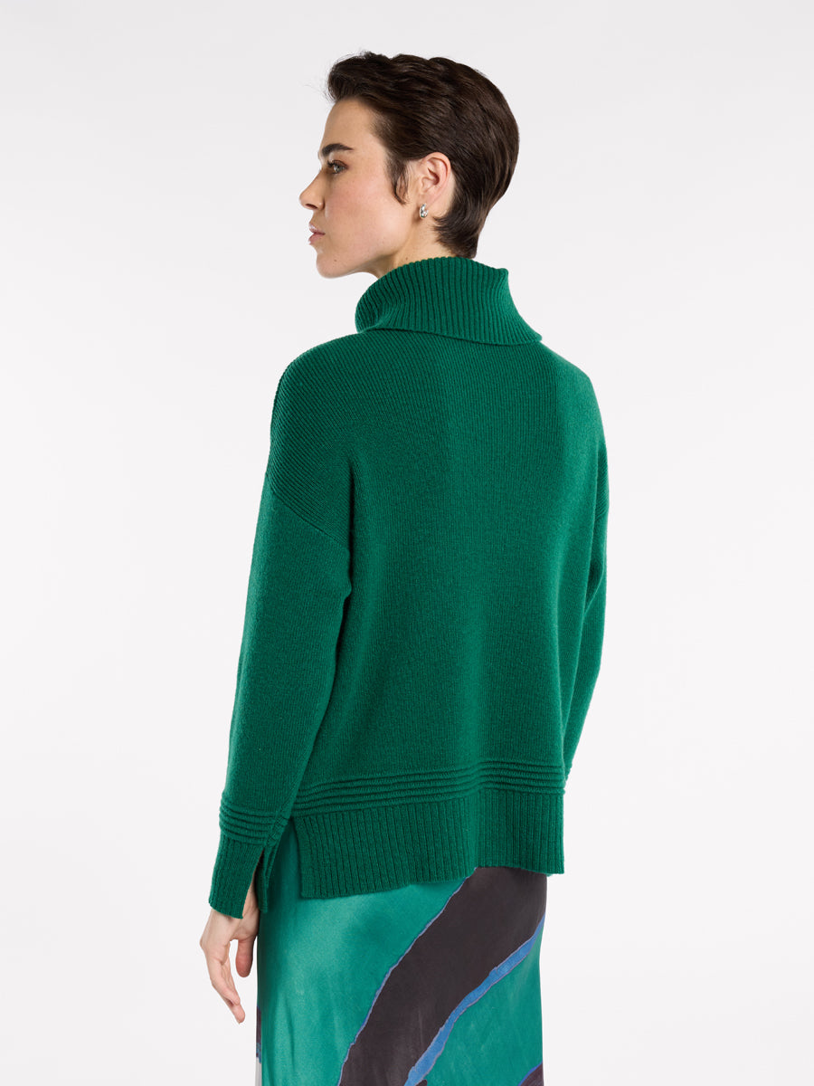 Tuck Detail Rib Knit