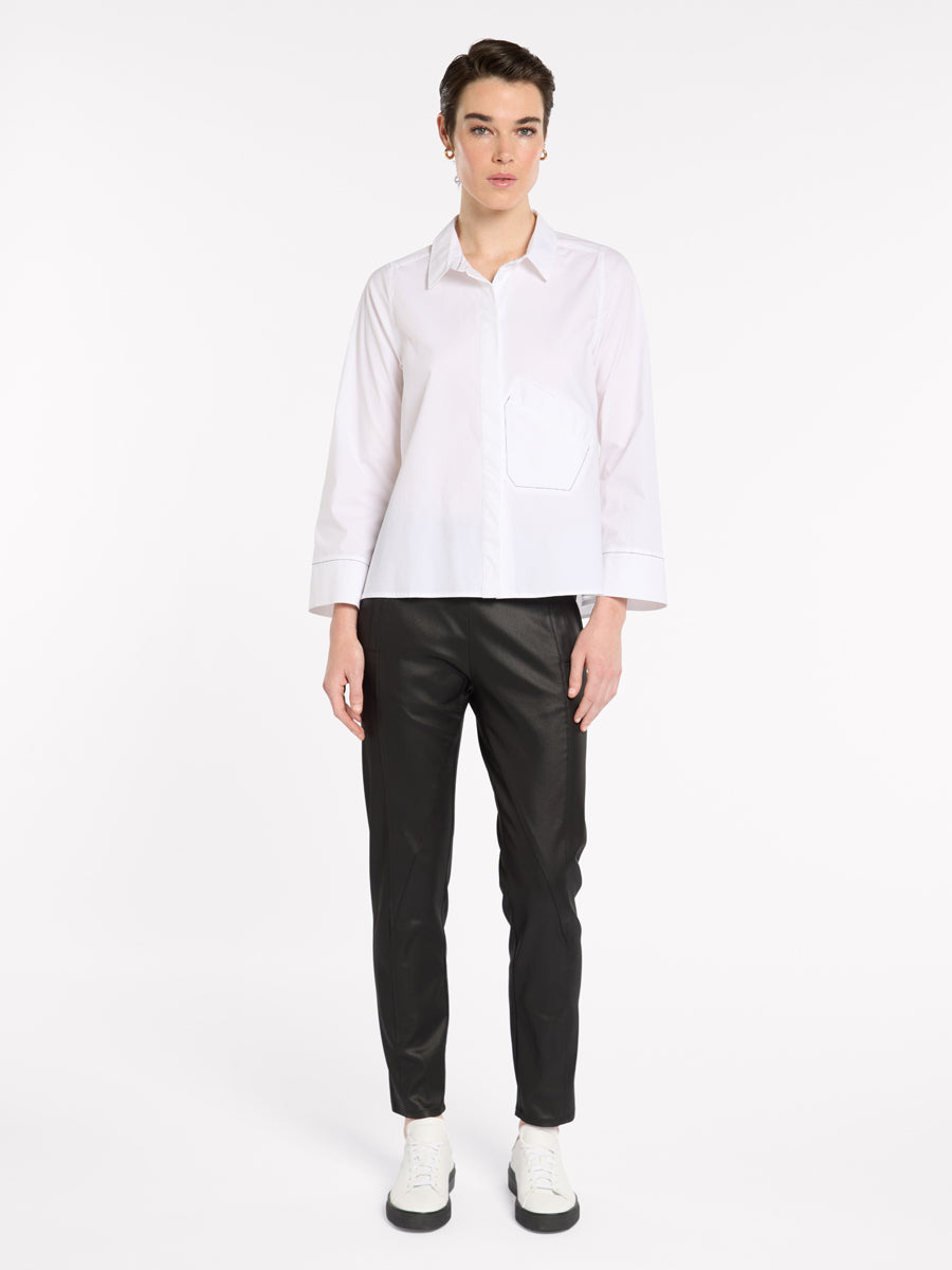 Topstitched Shirt
