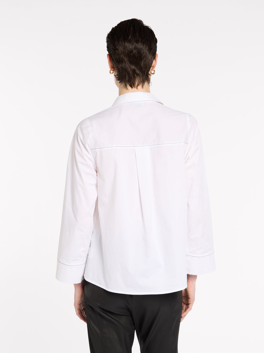Topstitched Shirt