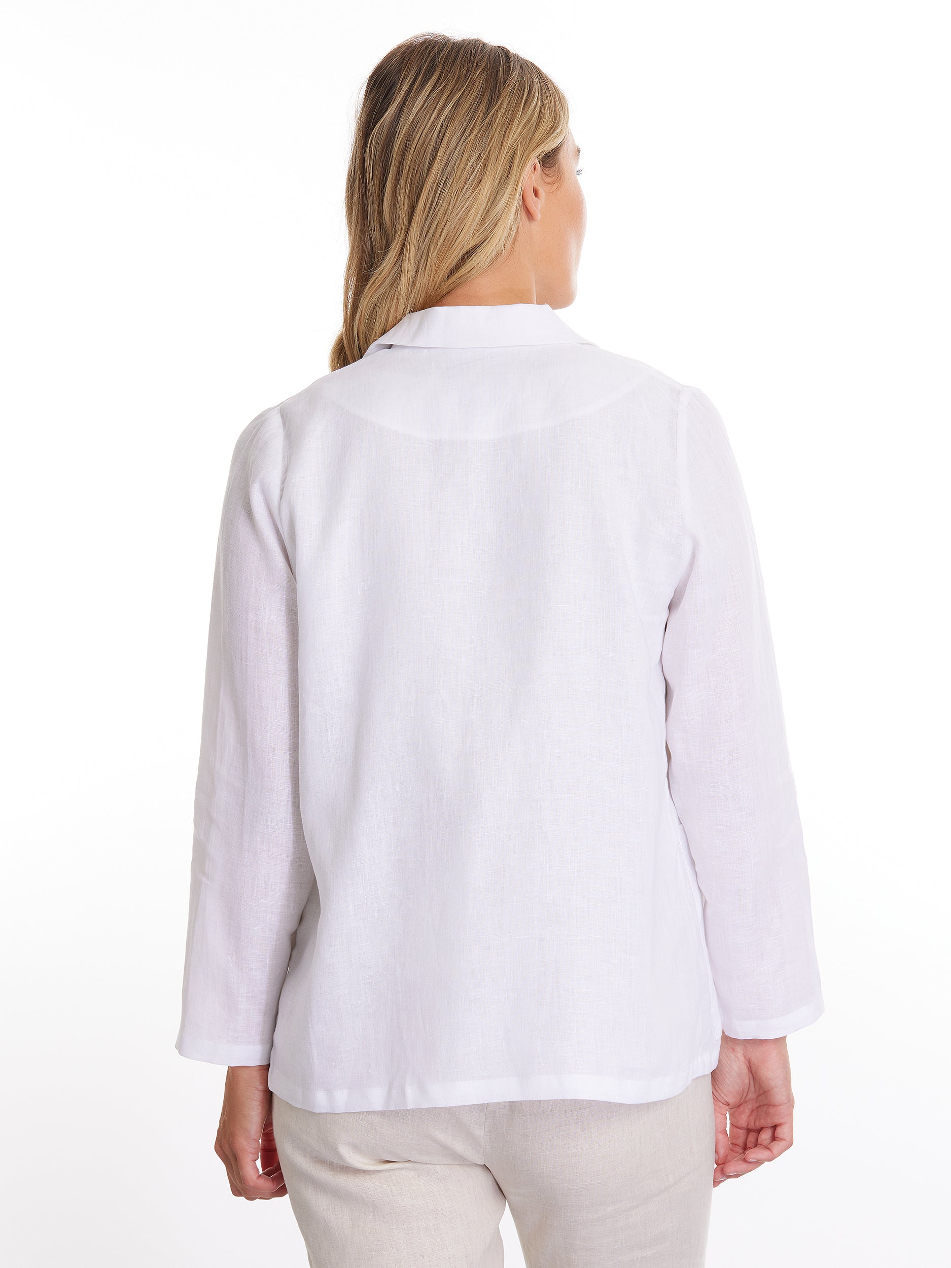 Relaxed Linen Blazer