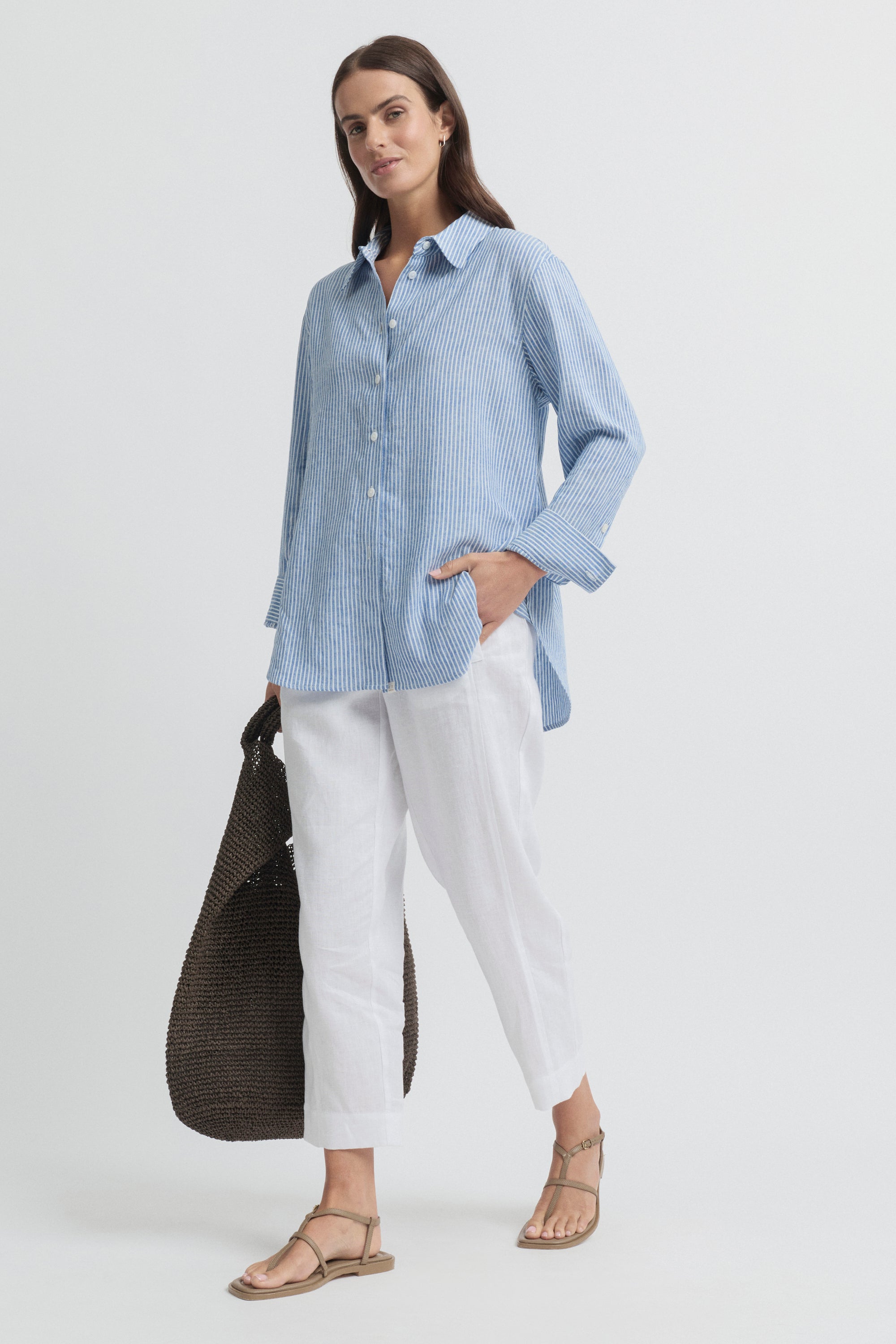 Mornington Long Sleeve Striped Shirt