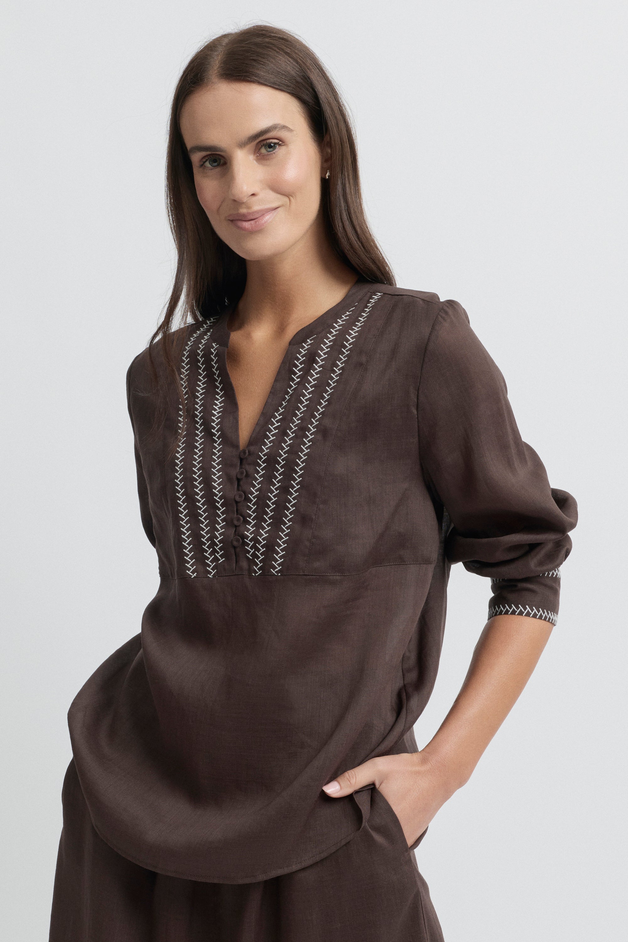 Grace 3/4 Sleeve Blouse
